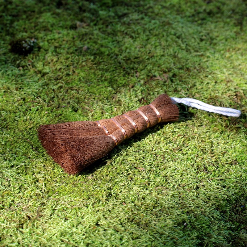 KAKURI Bonsai Broom Brush Small 4.3" Professional Gentle Small Broom,