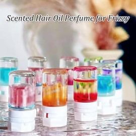 SMOCPROX Perfume&Oil 2 in 1-Avocado Nourishing&Shining Hair Oil For Frizzy, Cafeteria Mini Hair Perfume Oil, Cafeteriap Scented Hair Oil Perfume for Women Long Lasting, for Restore Dry and Damaged (40Pcs)