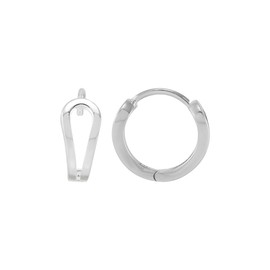 Silpada 'Modern Silhouette' Sterling Silver Huggie Hoop Earrings