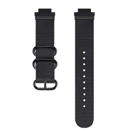 Demupai 22mm Width Replacement Wrist Band Nylon Strap Bracelet Compatible with GA-2100/GA-2110/GM-2100 (Black)