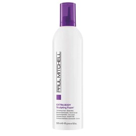Paul Mitchell Extra-Body Sculpting Foam, Adds Fullness, Touchable Finish, For Fine Hair, 16.9 oz
