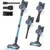 Deepvac 250W 25KPa Suction Cordless Vacuum Cleaner, 6-in-1 Lightweight Stick