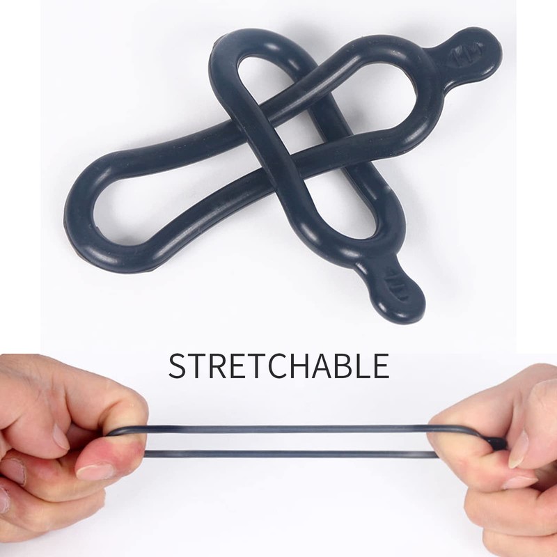 Pack of 20 Rubber Rings Bicycle Stretch Rubber Rings, Bicycle