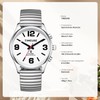 Talking Radio-Controlled Watch with Analogue Display, Date and Time Announcement,