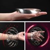 2pcs Flow Spinner Ring/Slinky Stainless Steel Loop Lasso/Magic Ring Game