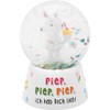 Sheepworld Dream Globe with Piep Motif, Snow Globe for Shaking,