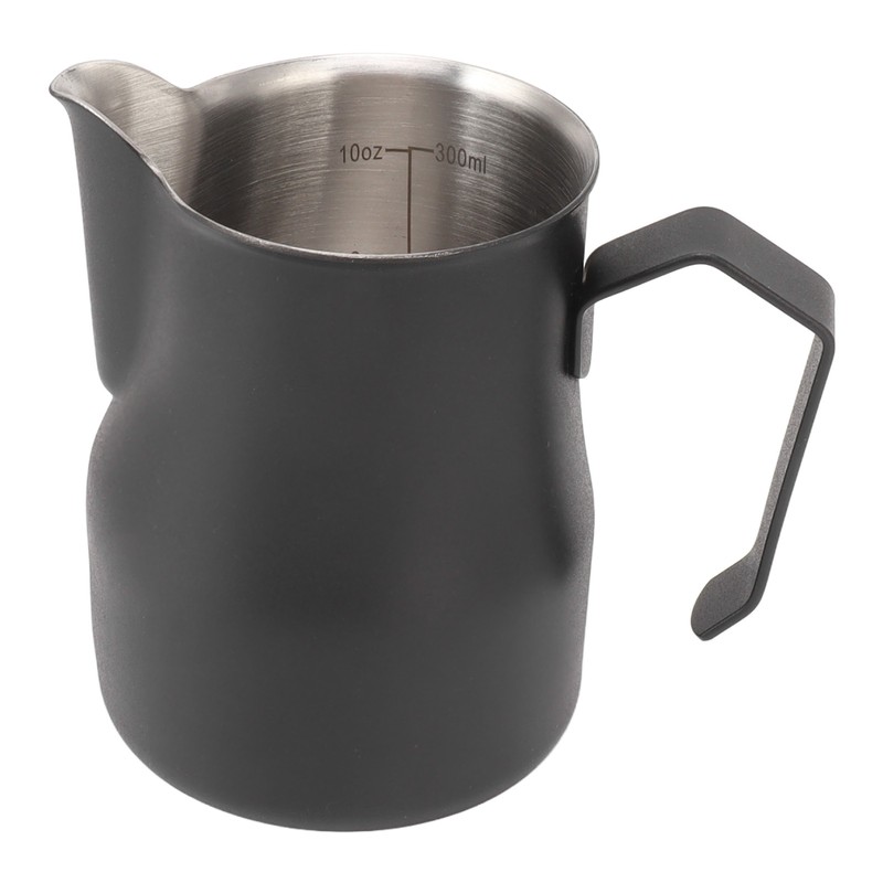 Milk Pitcher Cup 304 Stainless Steel Spout Mouth Scale Coffee