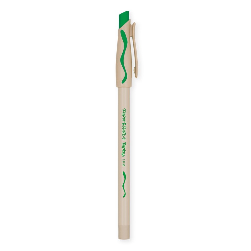 Paper Mate Replay Medium Green blister x 2