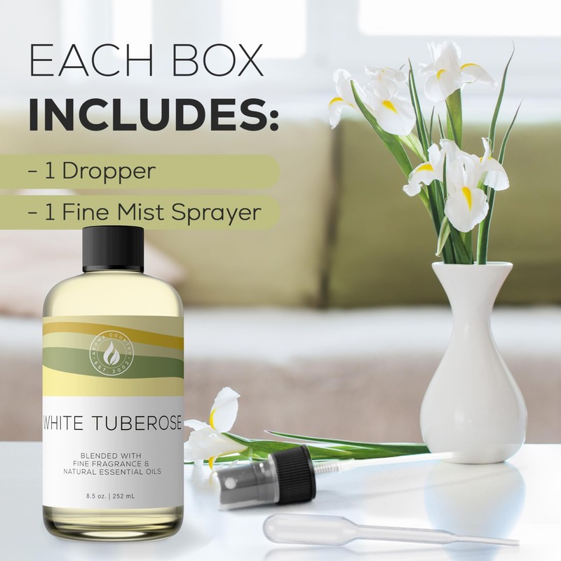 Aroma Country White Tuberose Luxury Diffuser Oil Refill & Fragrant