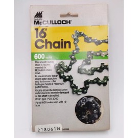 McCulloch  16" 600 series chainsaw chain.   .050"gauge 3/8"pitch type:PGR 370G