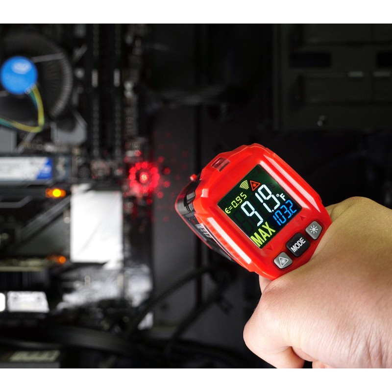 VViViD REV Infrared Thermometer Non-Contact Digital Laser