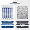 50 Pack 2ml Plastic Syringe Sterile Individual Wrap with Cap,