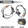 A ABSOPRO ABS Sensor Front Left Right for Honda Accord