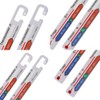 Twin Pack Fridge Freezer Thermometer Pack With Colour Coded Refrigerator