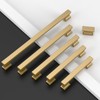 Amerdeco 10 Pack Champagne Bronze Cabinet Pulls 5 Inch(128mm) Hole