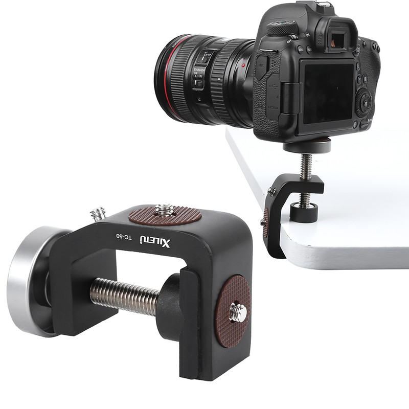 XILETU TC-50 Black Aluminium Alloy Universal 1/4 Inch Screw Interface