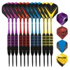 Lavishio 12 Pack Steel Tip Darts, Professional 23 g Metal