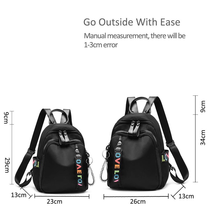 NICOLE&DORIS College Backpack Casual Girl Backpack School Bag Rucksack PU