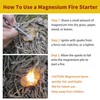 6-Pack Magnesium Fire Starter Rods, 99.99% Pure Magnesium Metal Rod,
