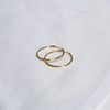 Gold & Deer 14k Gold Field Simple Cut Bling One-Touch