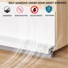 WLHFDC Bürstendichtung Selbstklebend Zugluftstopper für Türen,100cm Zugluftstopper Haustür,Türdichtung Selbstklebend mit
