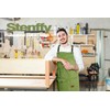 Stenffy Woodworking Apron, Tool Apron, Canvas, Multiple Pockets, Adjustable Zipper,