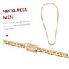 SHOWERORO Gold Link Chain Necklace for Men 6mm Width Stylish