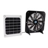 Solar Exhaust Fan 100W Solar Panel with 13.5inch Fan Waterproof