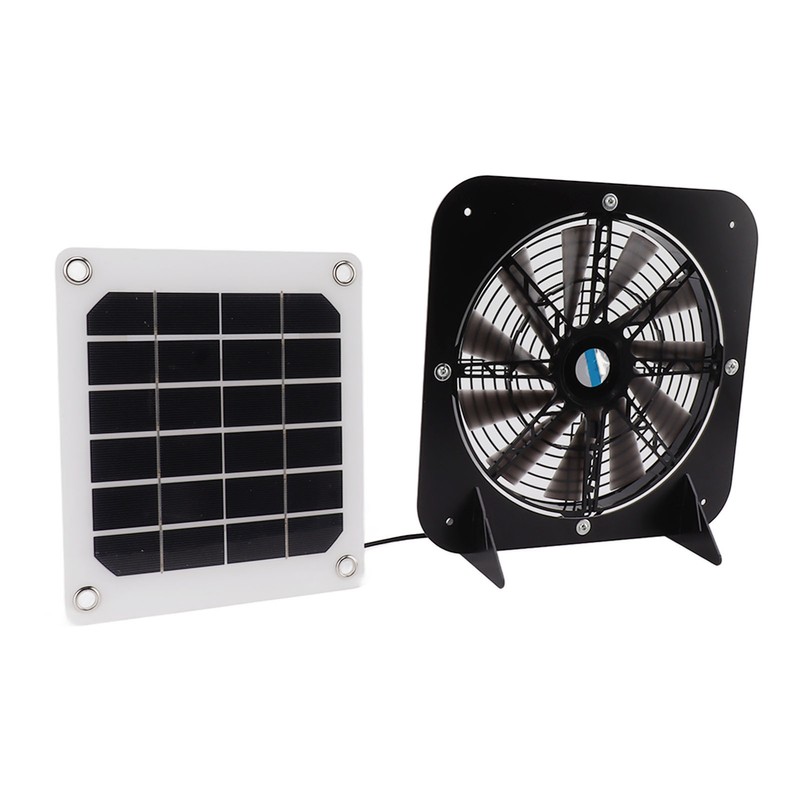 Solar Exhaust Fan 100W Solar Panel with 13.5inch Fan Waterproof