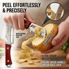 2 Pack Multifunctional Vegetable Peeler, Stainless Steel Vegetable Peeler for