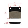 Caltric Brake Pads for Suzuki GS650 GS650E GS650G GS650M 1981-1983