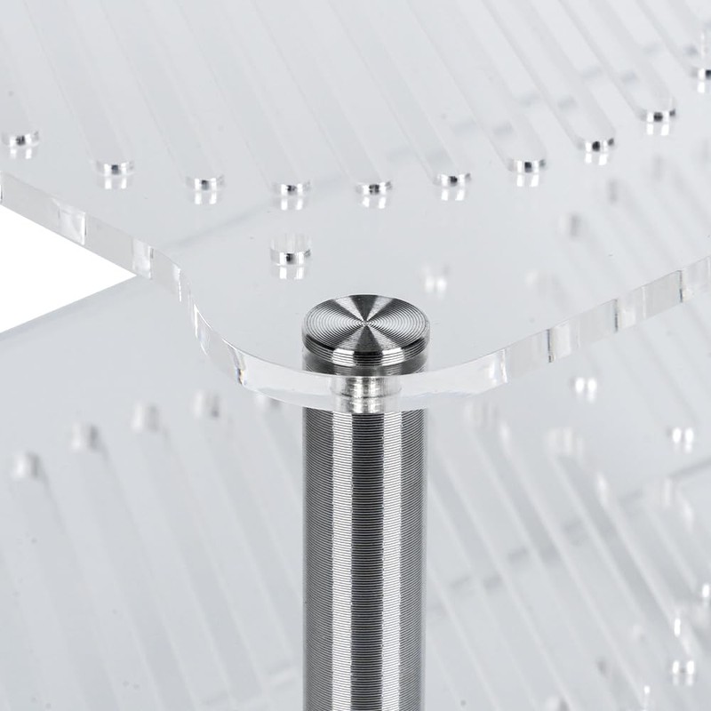 Fosi Audio Acrylic Amplifier Rack for Cooling Fan, Sturdy Audio