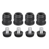 uxcell 4Pcs Inserts for Round Tubes with Leveling Feet, for