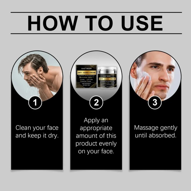 Em Crema Anti Aging Para Hombre Hidratante Reafirma, Hialuro
