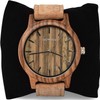 Zebra Wood Watch with Real Portuguese Natural Cork Wristband