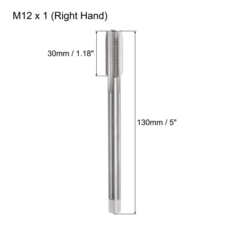 QUARKZMAN Metric Tap M12 x 1 H2 130 mm Extra