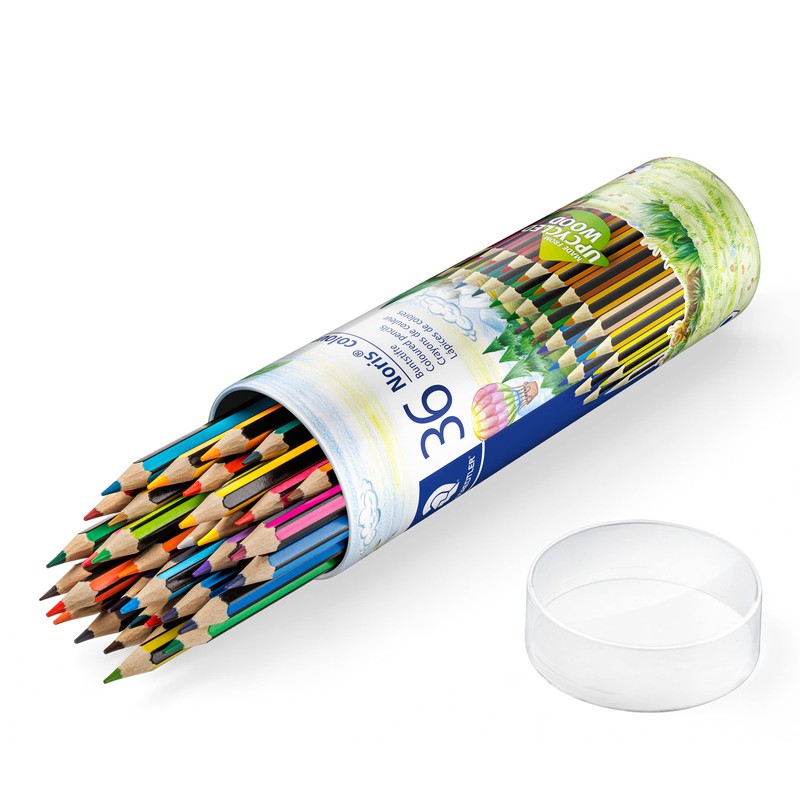 STAEDTLER Noris Colour Colouring Pencils, Non-Slip Soft Surface, High Break