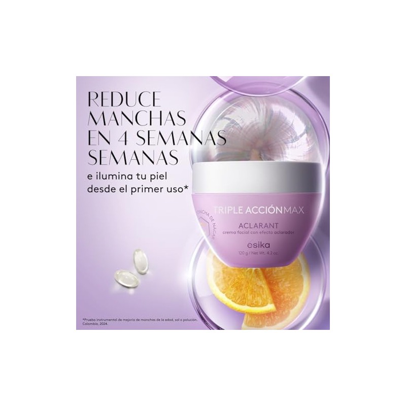 ésika - Crema Facial Aclarant Triple Acción Max 120g