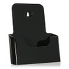 VITAdisplays DIN A5 Table Brochure Stand, Flyer Stand, Black Flyer