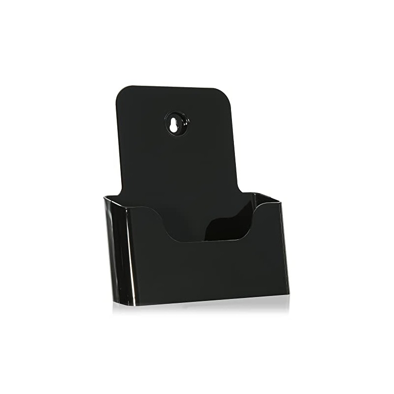 VITAdisplays DIN A5 Table Brochure Stand, Flyer Stand, Black Flyer