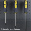 Sipery 2 Pack Phillips Screwdriver - 4 Inch Shaft, Cross-head