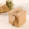 100PCS DIY Gift Box Kraft Paper Favor Boxes - 5x5x5cm