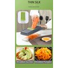 Generic 14in1 vegetable cutter, green gray
