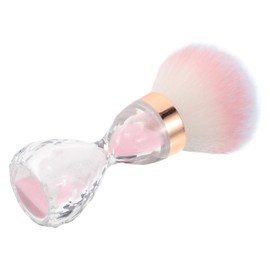 OHPHCALL Concealer Facial Brush Nail Clean up Brush for Soft Nail Art Powder Remover Brush Handle Grip for Acrylic Nails