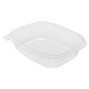 Karat 24oz - 200 ct PET Clamshell Square Deli Containers