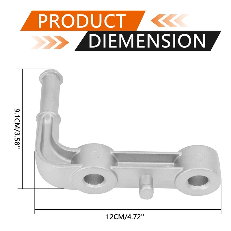 Rear Left Exhaust Bracket Muffler Support, Compatible with Ram 1500