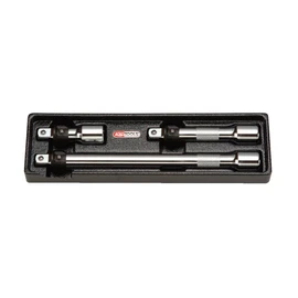KS Tools 919.0123 1/2" CHROMEplus Extension set with interlock, 3 pcs