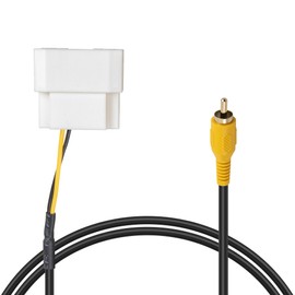 RED WOLF Car Stereo Backup Camera Harness RCA Wiring Adapter Retain OE Backup Camera for 2008-2020 Chrysler, Dodge Jeep Video Cable for Aftermarket Radio