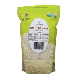McCabe Organic Oat Flour White - Oat Flour Organic | Rich with Fiber & Minerals | USDA and CCOF Certified | Product of USA | 2Lbs