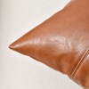 Fancy Homi 24x24 Pillow Covers, 2 Packs Brown Decorative Throw